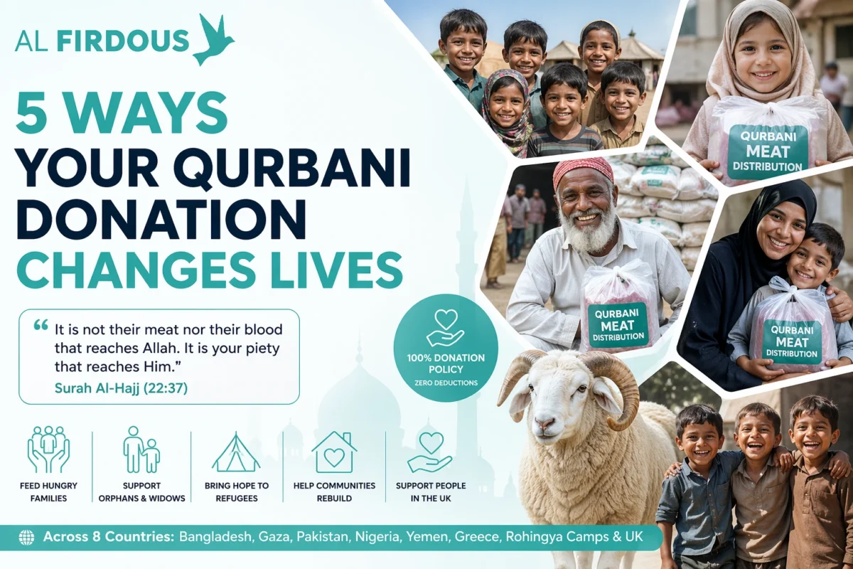 5 Ways Your Qurbani Donation Changes Lives | Al Firdous UK