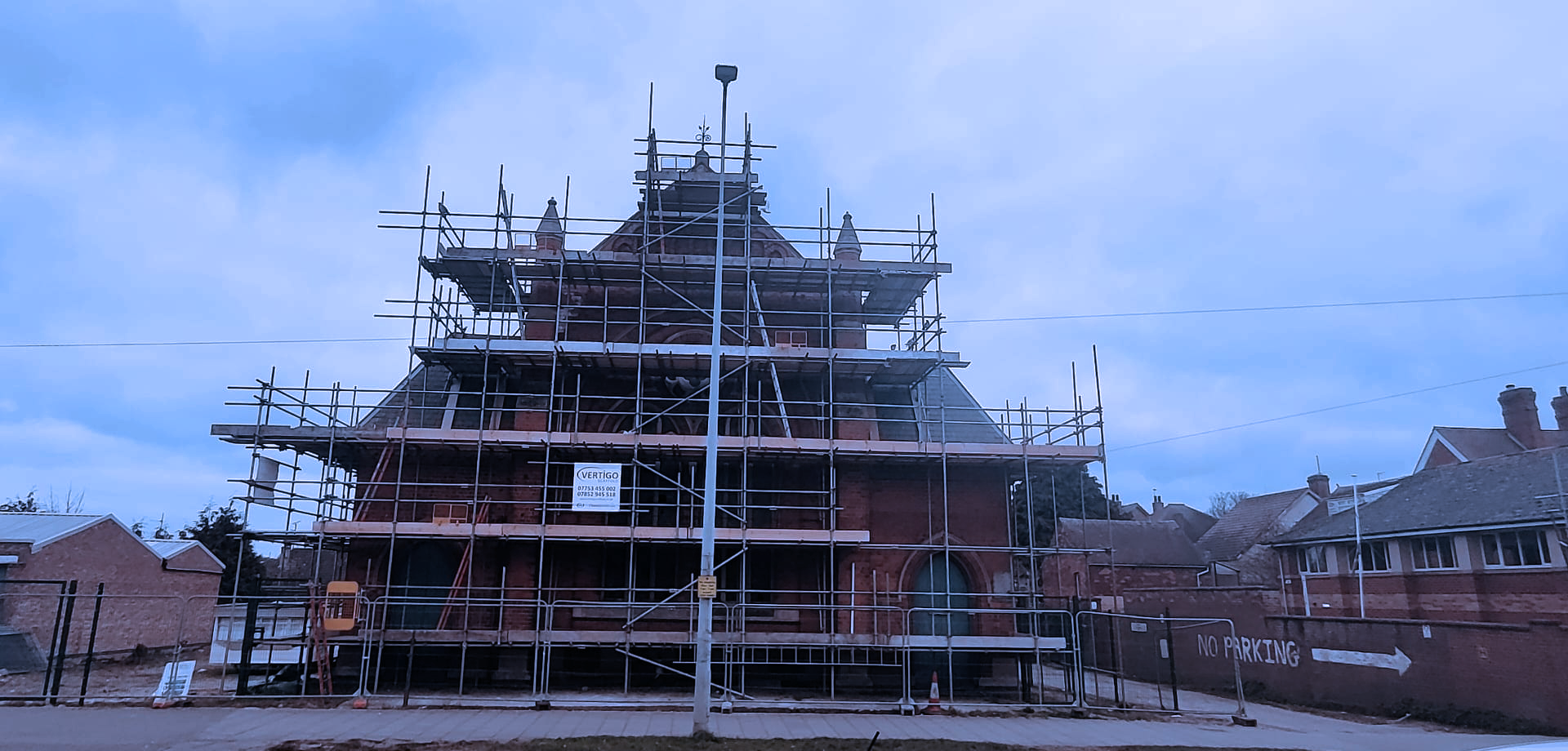 The former church being converted into Skegness Mosque